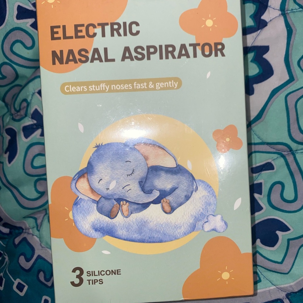 Others Follow Electric Nasal Aspirator - Orange and Blue